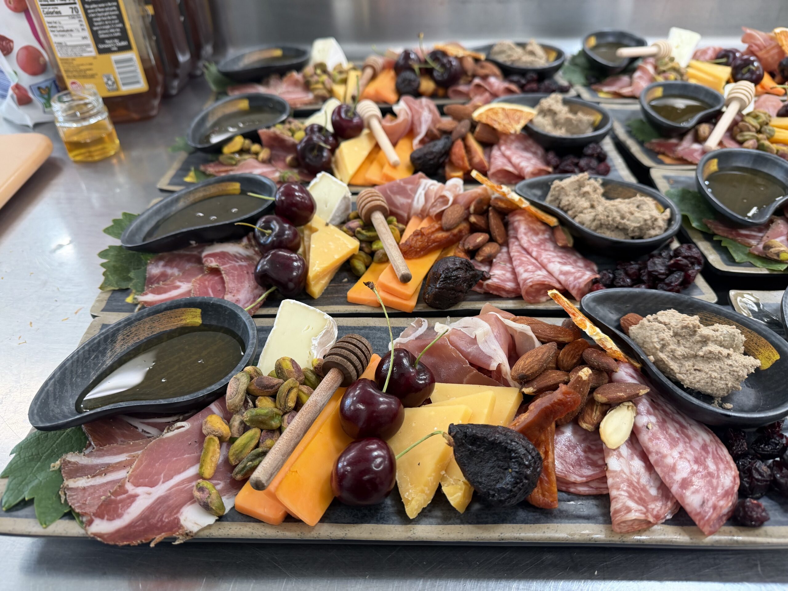 New tasting room boards